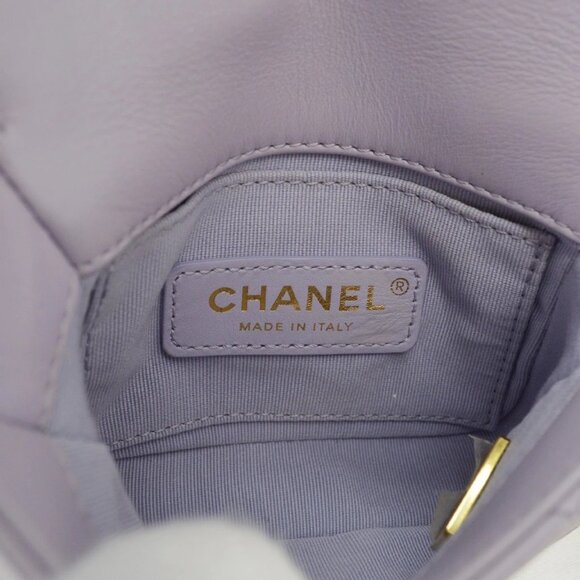 Chanel Purple Calfskin Framing Chain Flap Bag NQ00881 - Picture 4 of 6